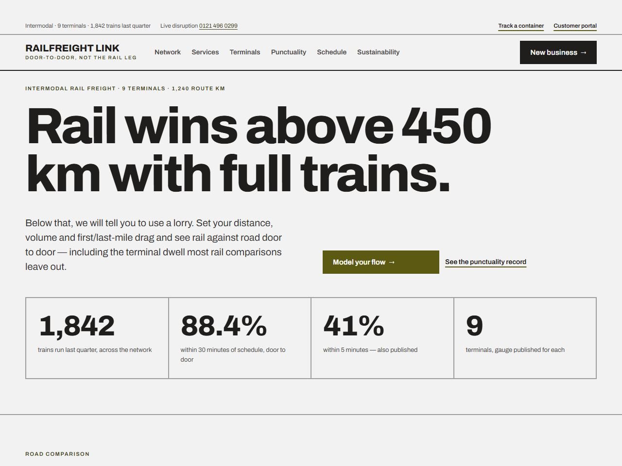 RailFreight Link — Desktop