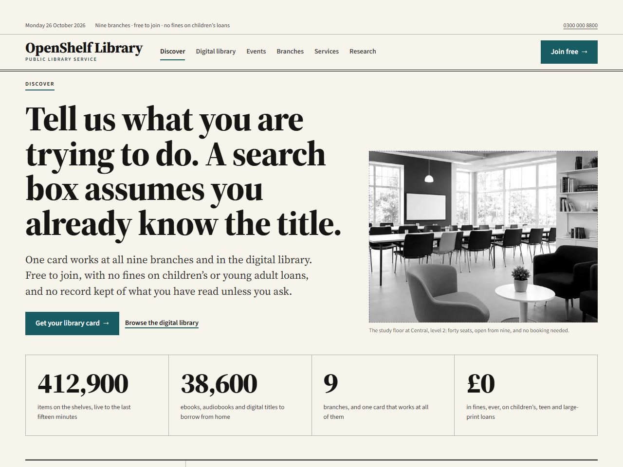OpenShelf Library — Desktop