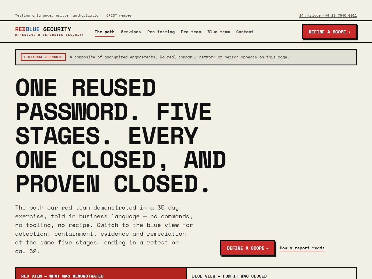 RedBlue Security — Desktop