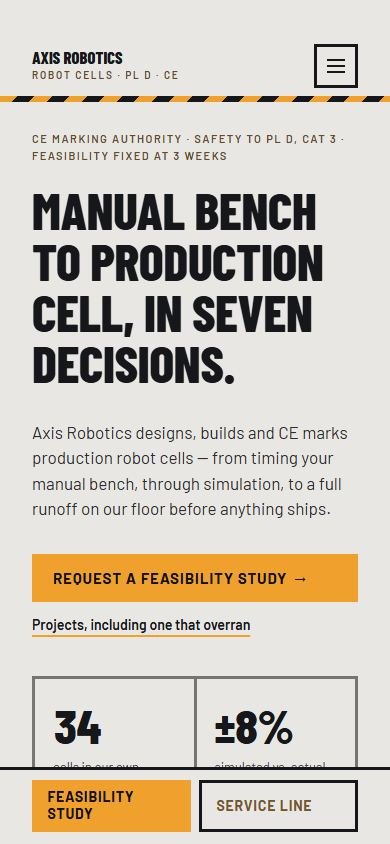 Axis Robotics — Telefon