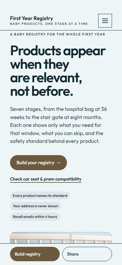 First Year Registry — Telefon