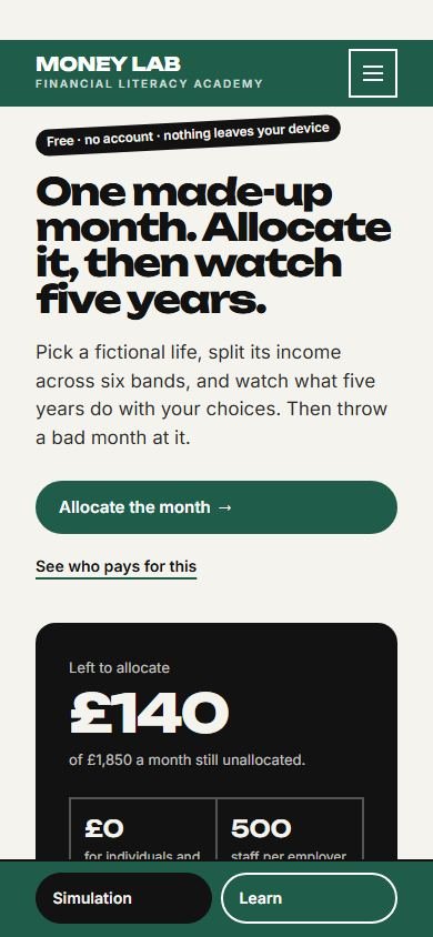 Money Lab — Smartphone