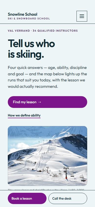 Snowline School — Telefon
